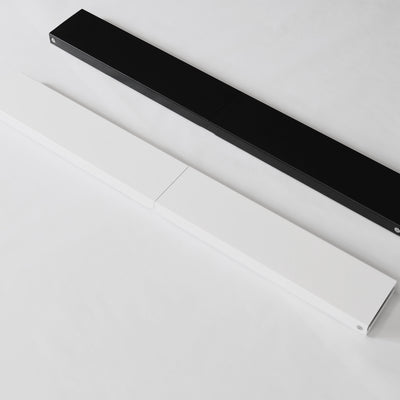 Eldina wall-mounted drying rack black and white comparison